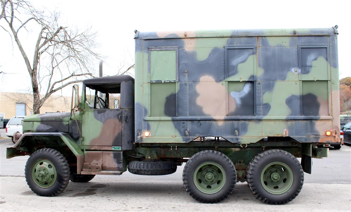 Enclosed Van Body M35A2 Based Multifuel Turbo Diesel Engine
